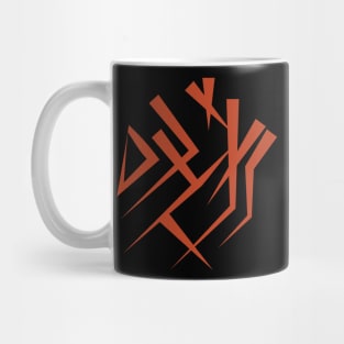 Magic runes  Mystical geometry sign  Alchemy mystical symbol Mug